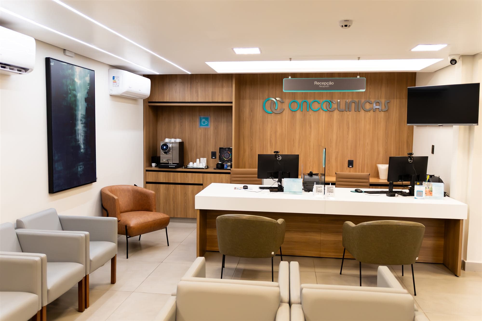 Recepção da Oncoclínicas Uberaba